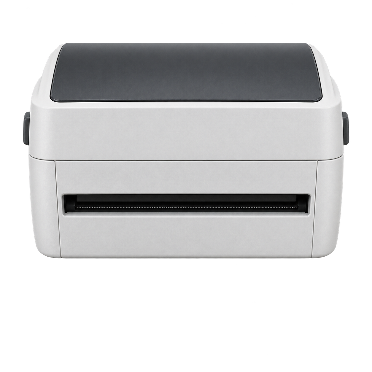 A thermal printer automatically feeds the matching BIN and item labels.